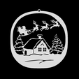 Christmas-Weihnachtsmann-v1.png Santa Claus, decoration, hanger, window picture.