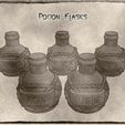 potion_flasks_1.jpg Potion Flasks and Bottles For Dungeons & Dragons, Pathfinder and Other Fantasy Tabletop Games
