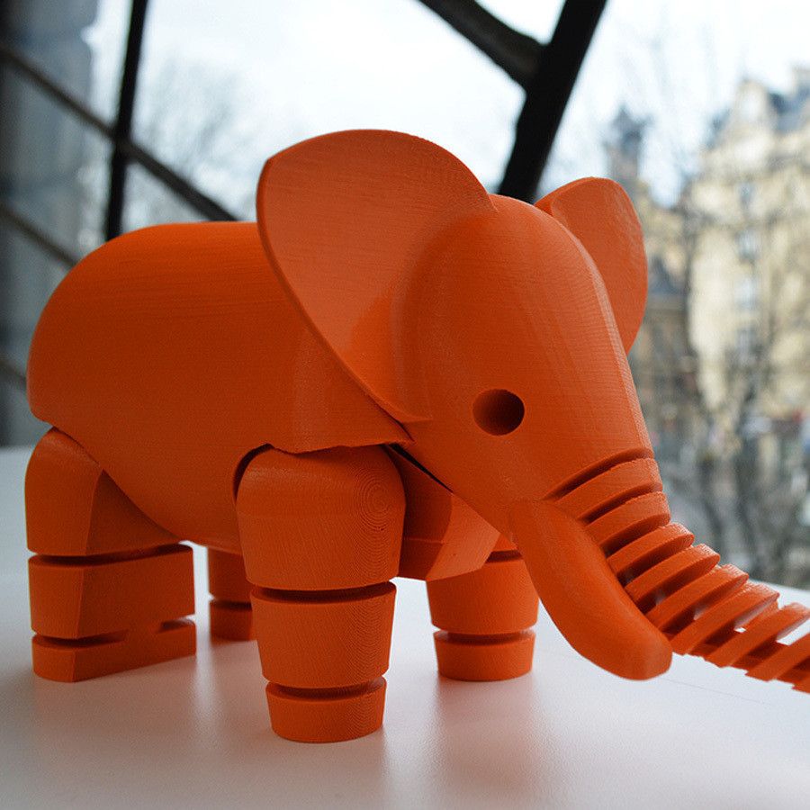 1.jpg Download free STL file Elephant • 3D printer design, leFabShop