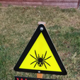20191007_065336.png Radioactive Spiders Warning Sign for Halloween