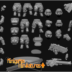 13.png STL file Space dwarf anime figurines・3D printable model to download