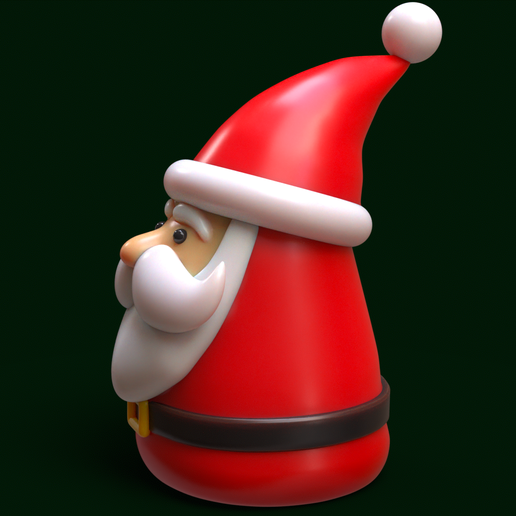 Santa-christmas-gift-decor-sculpture-fun-funny-cute-holiday-7.png Papá Noel - Bonita decoración navideña