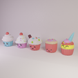0021.png Happy Cupcake cases collection (Print-in-place, no supports needed)