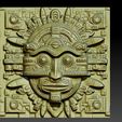 Aztec-Sun-God-Bas-Relief-3D-Model-5.jpg Aztec Sun God Bas-Relief 3D Model