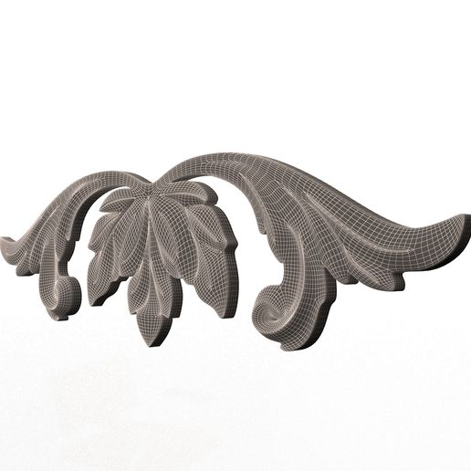 High-poly-(3).jpg Резное гипсовое украшение 02