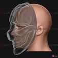 09.jpg Hoxton Mask - Payday 2 Mask - Halloween Cosplay Mask 3D print model