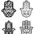 2019-03-14-5.png Laser Cutting Vector Pack - 20 Hands Of Fatima