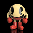 Mr.Pacman-Front.png Mr. Pac-Man Figurine PacMan Model Retro Game Room Decor