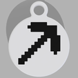 Minecraft-Pickaxe-Keyring-v2.png Minecraft Pickaxe Keyring