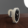 EchoClockStand.png Stand for Amazon Echo Wall Clock
