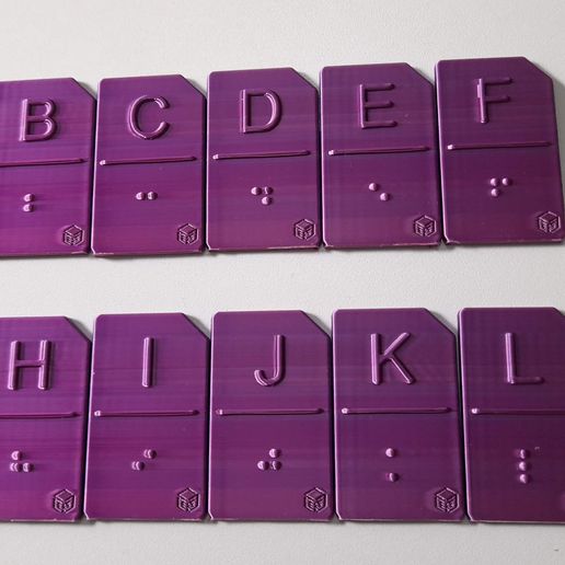 Complete Braille Alphabet (A-Z) & Numbers (0-9)