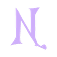 N.stl STL file Letters and Numbers The Addams Family Letters and Numbers | Logo・Template to download and 3D print