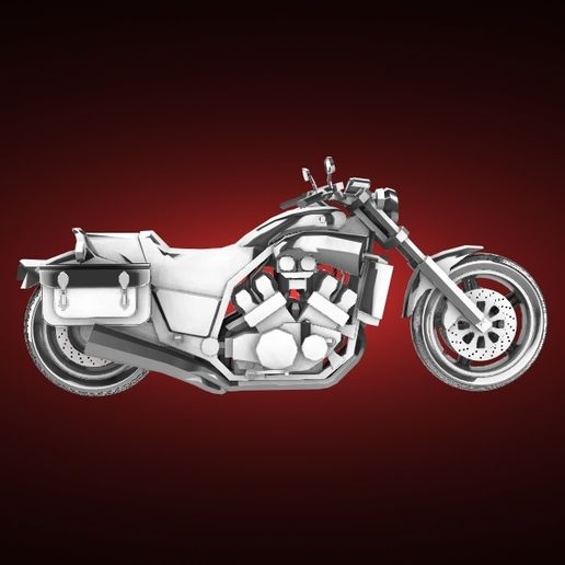 Yamaha V-Max 3D model