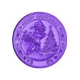 Grinch_.stl Grinch - "Merry Grinchmas" (Coin + Pendant)