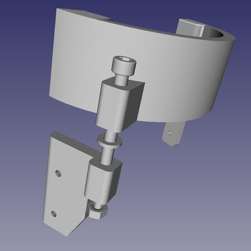 TOPHINGE.jpg FLSUN V400 ORIGINAL ENCLOSURE HINGE CONVERTION KIT