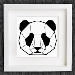 Capture d’écran 2017-11-13 à 21.55.34.png Free STL file Customizable Origami Panda Head・3D printer design to download