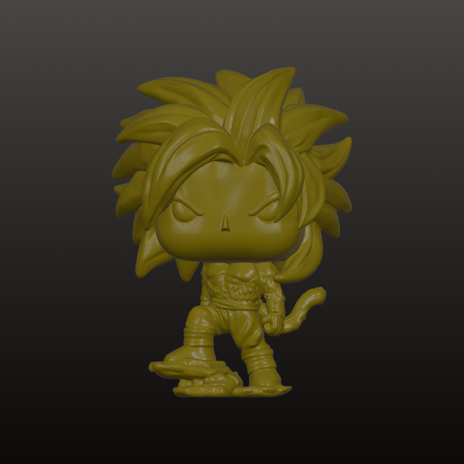 🐉 Goku Super Saiyajin Funko Pop Dragon Ball GT 3D Printable