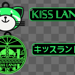 KissLandDeluxePack.png Kiss Land Deluxe Keychain Pack