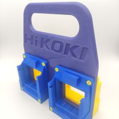 HiKoKi-battery-mount-4x-1.jpg HiKoKi BATTERY HOLDER BASE 4 POSITION - 2K3D