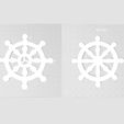 Oia EO iaiy Dharma Wheel, 2 Styles, Buddhist's Wheel