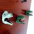 5 foto dinos.jpg STL file Dinosaurs coat rack・3D print design to download