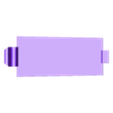 Toshiba_battery_lid.stl Toshiba TV Remote Control RC-3910 Battery Lid