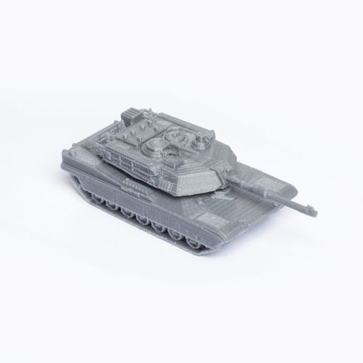 Abrams_Tank_03.jpg Télécharger fichier STL gratuit Modèle de Tank M1 Abrams en kit • Modèle à imprimer en 3D, FORMBYTE