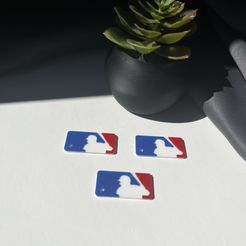 IMG_2348.jpg Fichier 3D PORTE-CLÉS DE LA LIGUE MAJEURE DE BASEBALL・Objet pour imprimante 3D à télécharger