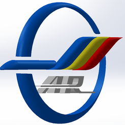 sigla-AR-2.png Archivo STL Logotipo del aeroclub rumano en 3D・Modelo para descargar y imprimir en 3D, ionutcrisan98