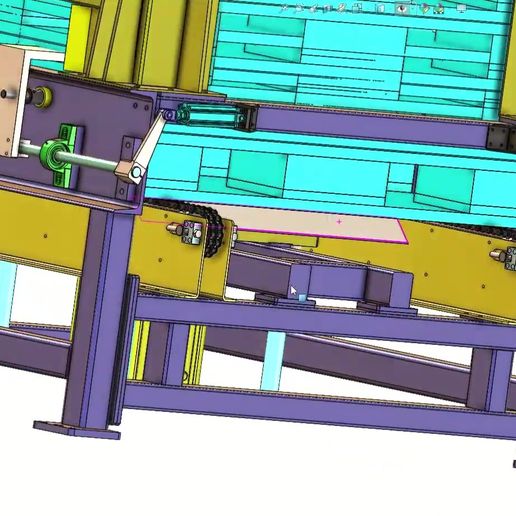 🛠️ 3D CAD Model Horizontal Pallet Stacking Machine・ 3D File for 3D ...