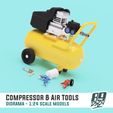 1.jpg Air Compressor & air tools for workshop diorama 1:24