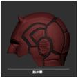 daredevil_mask_011.jpg Daredevil Mask 3D Printing - Daredevil Helmet Marvel Cosplay