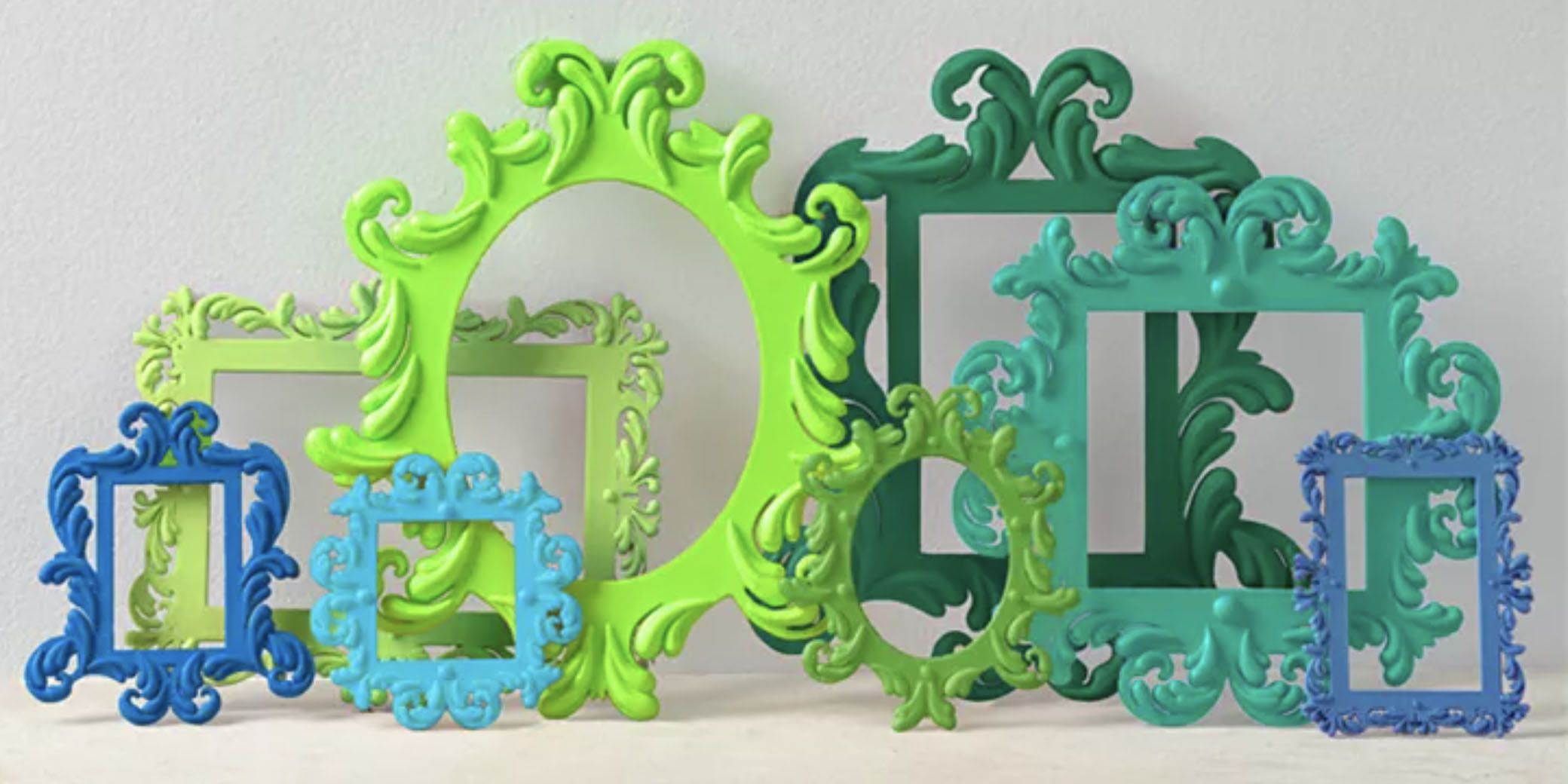 Here is a selection of the best 3D printable STL files for 3D printer of beautiful wall frames to decorate your home