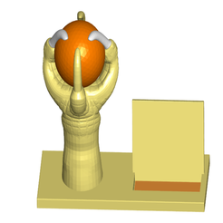 CBBfront.png STL-Datei Claw and Ball Business Card Holder (Expandable) kostenlos・3D-druckbares Objekt zum herunterladen