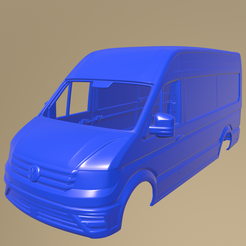 d03_013.png Fichier STL Volkswagen Crafter L1H2 2017 CARROSSERIE IMPRIMABLE・Idée pour impression 3D à télécharger