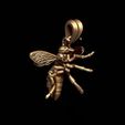 gdsfgddfgdfgd.jpg Bee pendant 3D print model