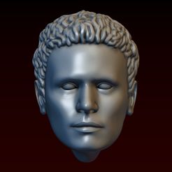 renderhub.jpg OBJ file Male head 30 Stylish man with a haircut・3D printing idea to download, 3DPrintArt