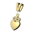 Crown-heart-motif-pendant-charm-04.jpg Pendentif vintage en forme de cœur avec attache Modèle d'impression 3D