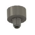 hand_enema_he05 v10-34.png Fitting adapter with pipe thread DIN 1/2 to a hose 16 mm 3d print cnc