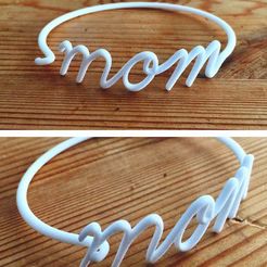 625x465_3117125_9124758_1425399007.jpg STL file Mom Wire Bracelet (Mother's Day)・3D printing design to download