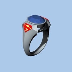 Untitled-1.jpg Archivo STL SUPERMAN RING・Diseño de impresión en 3D para descargar