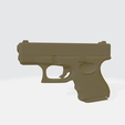 Glock262.png PISTOL Glock 26 PISTOL PROP PRACTICE FAKE TRAINING GUN