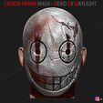 001.jpg The Legion Frank Mask - Dead by Daylight - The Horror Mask 3D print model