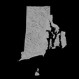4.png Topographic Map of Rhode Island – 3D Terrain