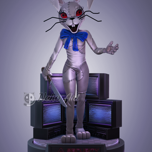 render.png Figure Vanny FNAF Security Breach 3D print model