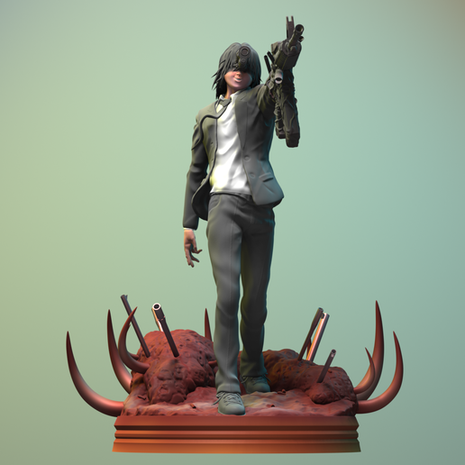 🔫 Gun Devil - Chainsaw man・ 3D File for ・Cults