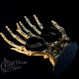 Untitled40_20251016141410.png Skeleton Hands Feeding Ledge with FREE Cup STL !!