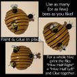 Bee-Hive-Pic1.jpg Honey Bee Hive Cute Hanging Spring Time Outdoor Garden Decor