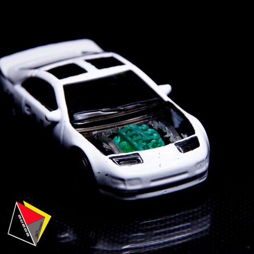 🥵 1/64 Scale VG30DETT Engine Diecast Hot Wheels Nissan 300ZX