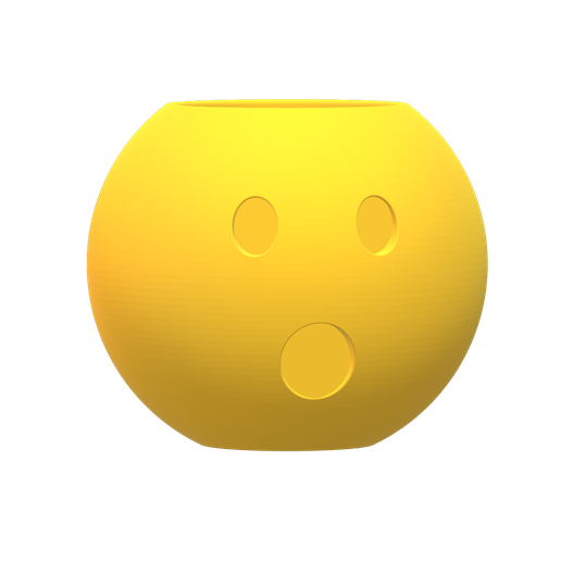 Télécharger fichier STL VASE EMOJI SUPRISE • Modèle pour imprimante